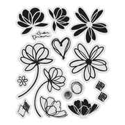 COUTURE CREATIONS - Stamps - You Go Girl Layered Florals CO728361